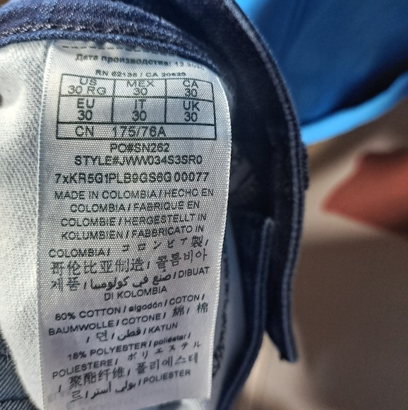 GUESS dark blue skinny jeans size 30R - Picture 8 of 8